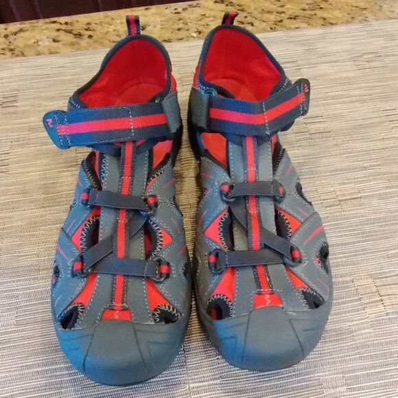 Merrell Hydro Red/Gray Hiking Sandals Mens size 7/Wms Size 8.5 - Picture 5 of 11